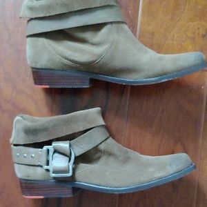 Suede ankle boots